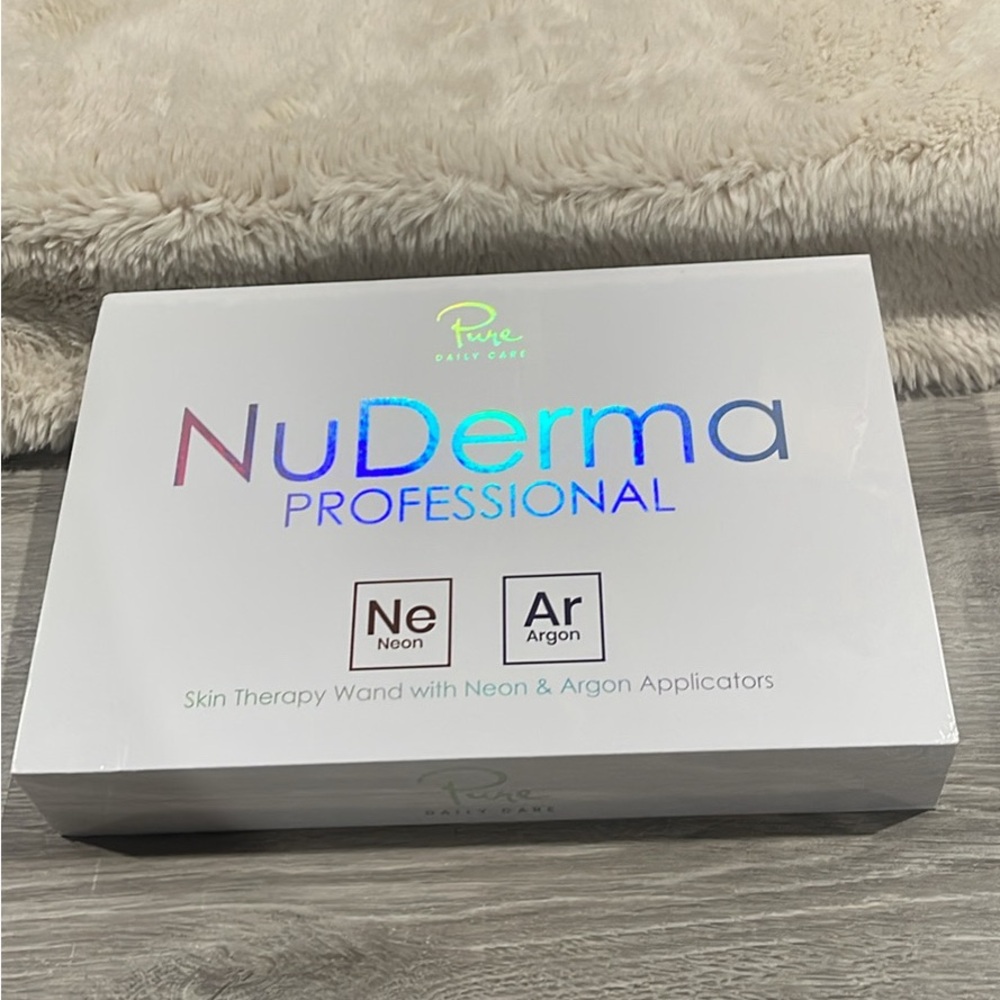NuDerma Professional Skin Therapy Wand - Portable Skin Therapy Machine